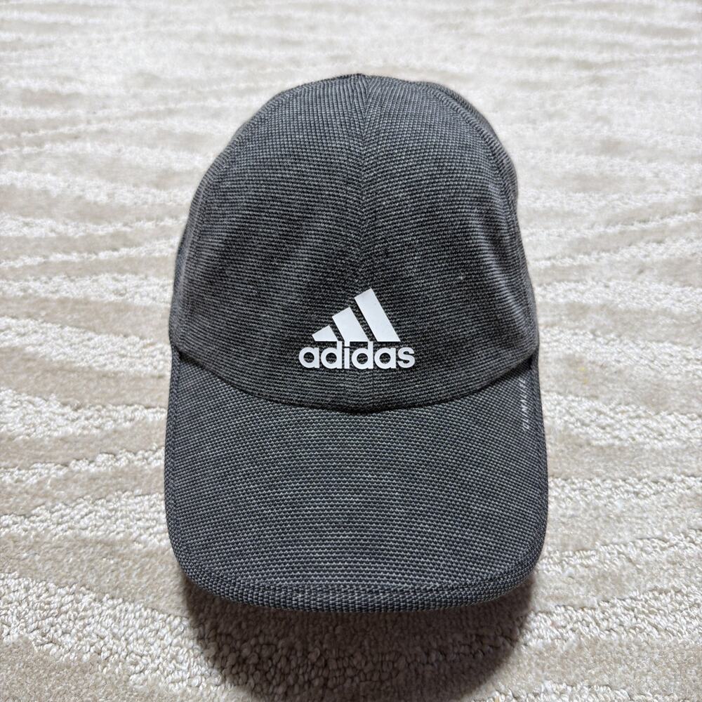 Adidas Climalite Cap Hat Small/medium Men Grey Black Athletic Cap